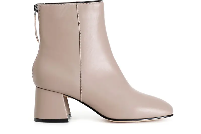 tronchetto donna in pelle con cerniera fango 40