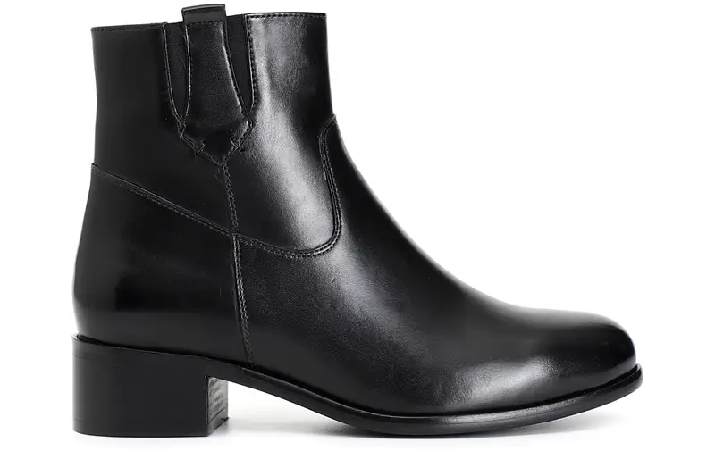 tronchetto donna in pelle nero 37