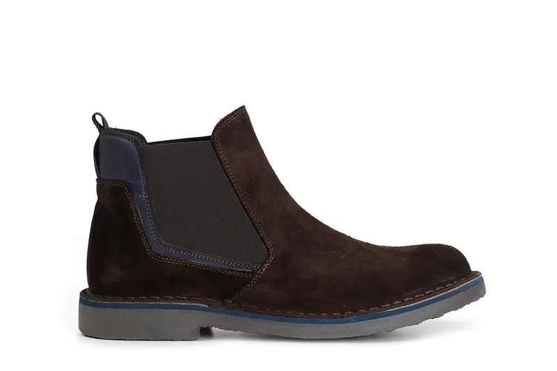 tronchetto uomo in pelle scamosciata t.moro 45