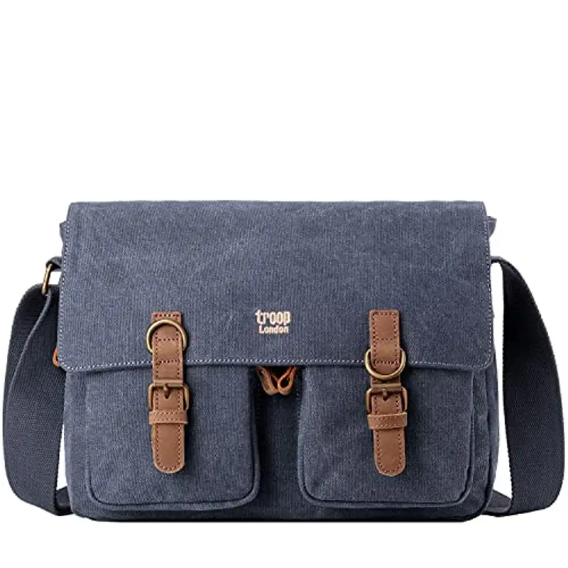 Troop London TRP0210 Classic Canvas Messenger Bag miniatura 3