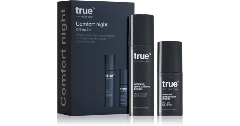 Comfort Night kit per la cura del viso per uomo