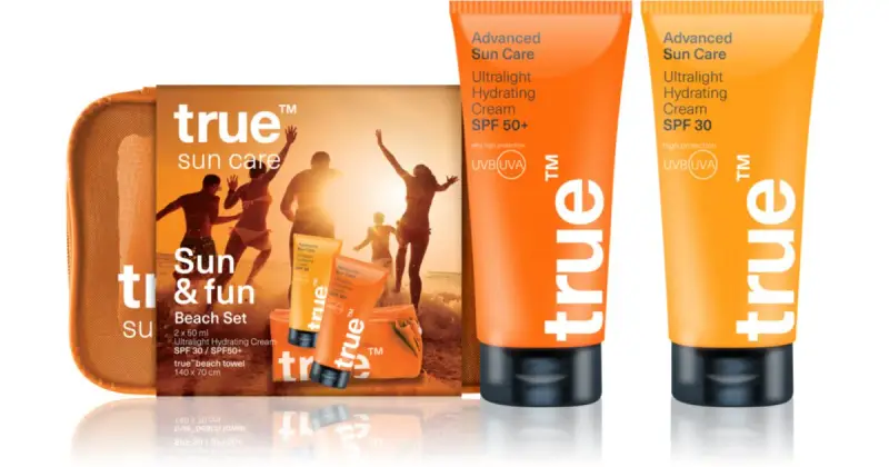 Sun Care Beach & Fun Set confezione regalo crema idratante protettiva SPF 30 50 ml + crema idratante occhi SPF 50+ 50 ml + beauty c