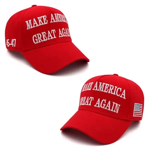 Trump Hat MAGA Hat Trump Merchandise 45-47 Make America Great Again Hat Donald Trump 2024 Cappello da baseball con miniatura 2