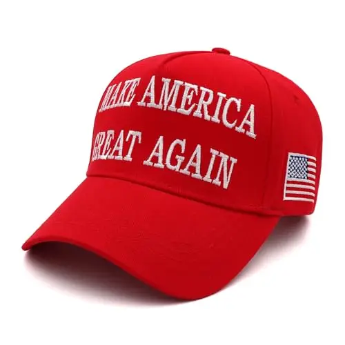 Trump Merchandise Trump 2024 45-47 Cappello MAGA Make America Great Again Cappello Donald Trump Bandiera USA Berretto