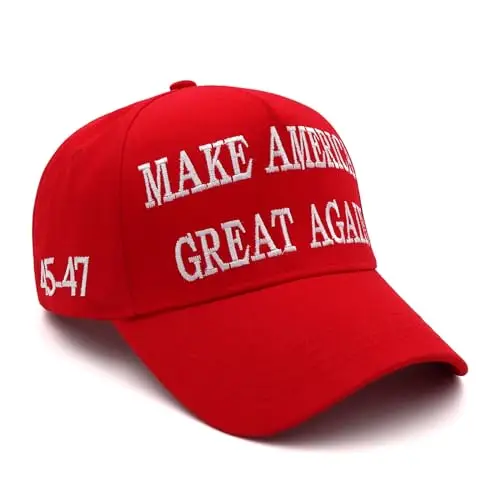 Trump Merchandise Trump 2024 45-47 Cappello MAGA Make America Great Again Cappello Donald Trump Bandiera USA Berretto miniatura 3