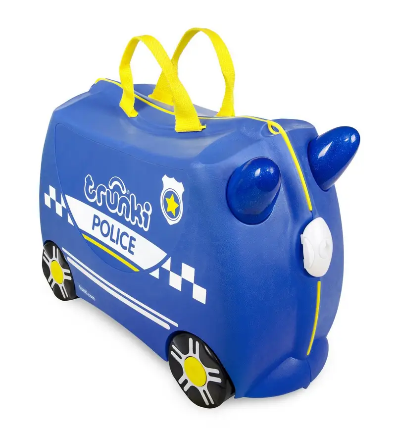 Valigia per bambini cavalcabile Trunki Percy the Police