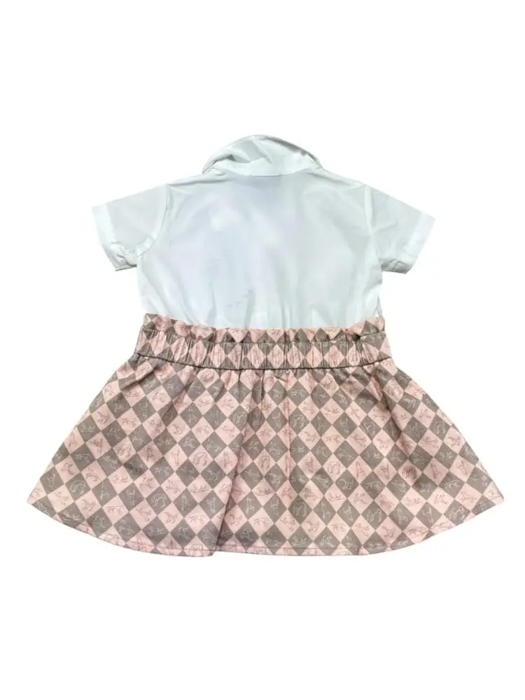 abito bianco neonatalogo all over miniatura 2