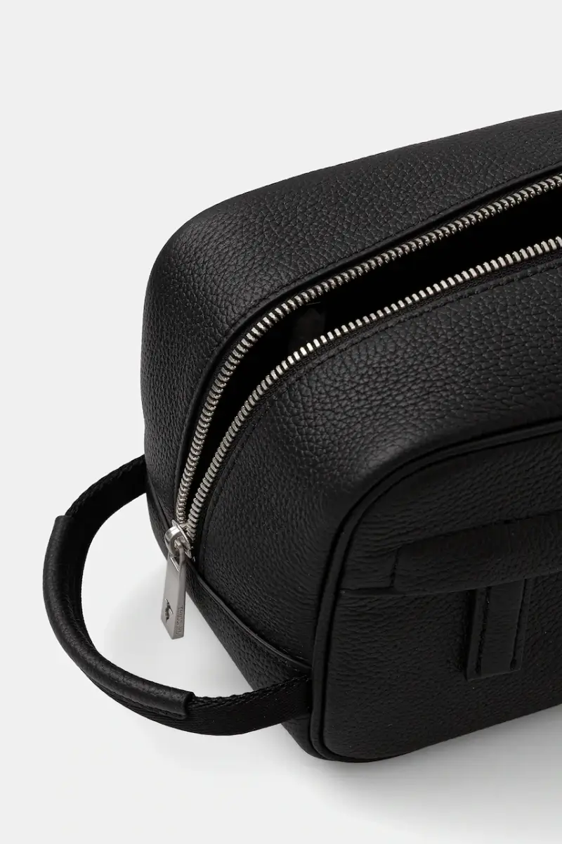 astuccio per trucchi in pelle colore nero I045E000078N miniatura 5