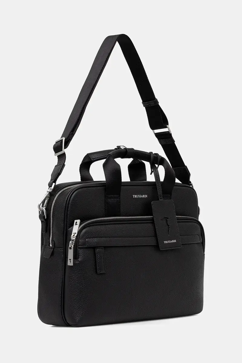 borsa in pelle colore nero Z587E005964N miniatura 2