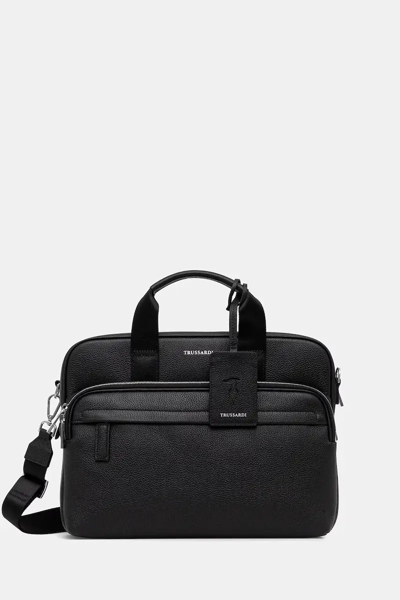 borsa in pelle colore nero Z587E005964N