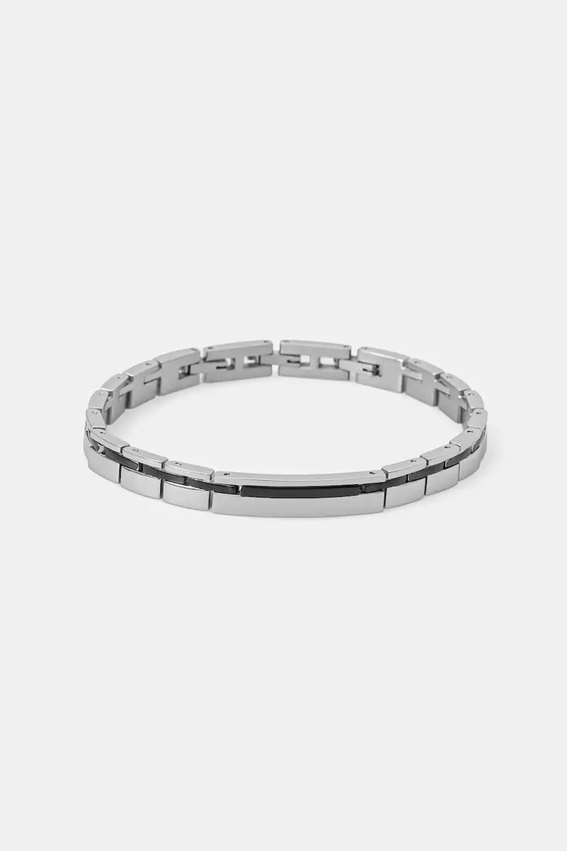 braccialetto T-STEEL uomo TJAXV03 Argento