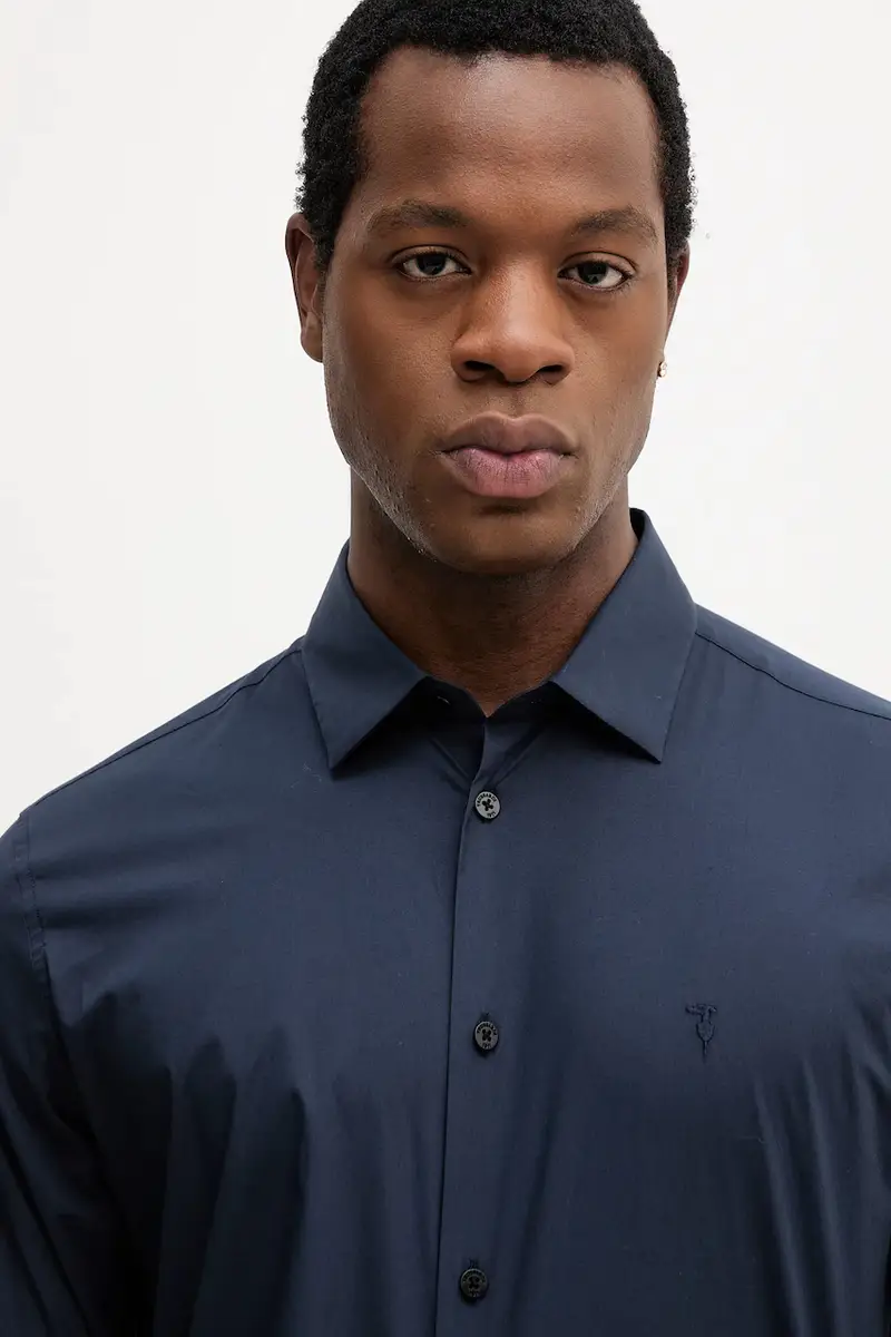 camicia uomo colore blu navy 5004N000006N miniatura 4