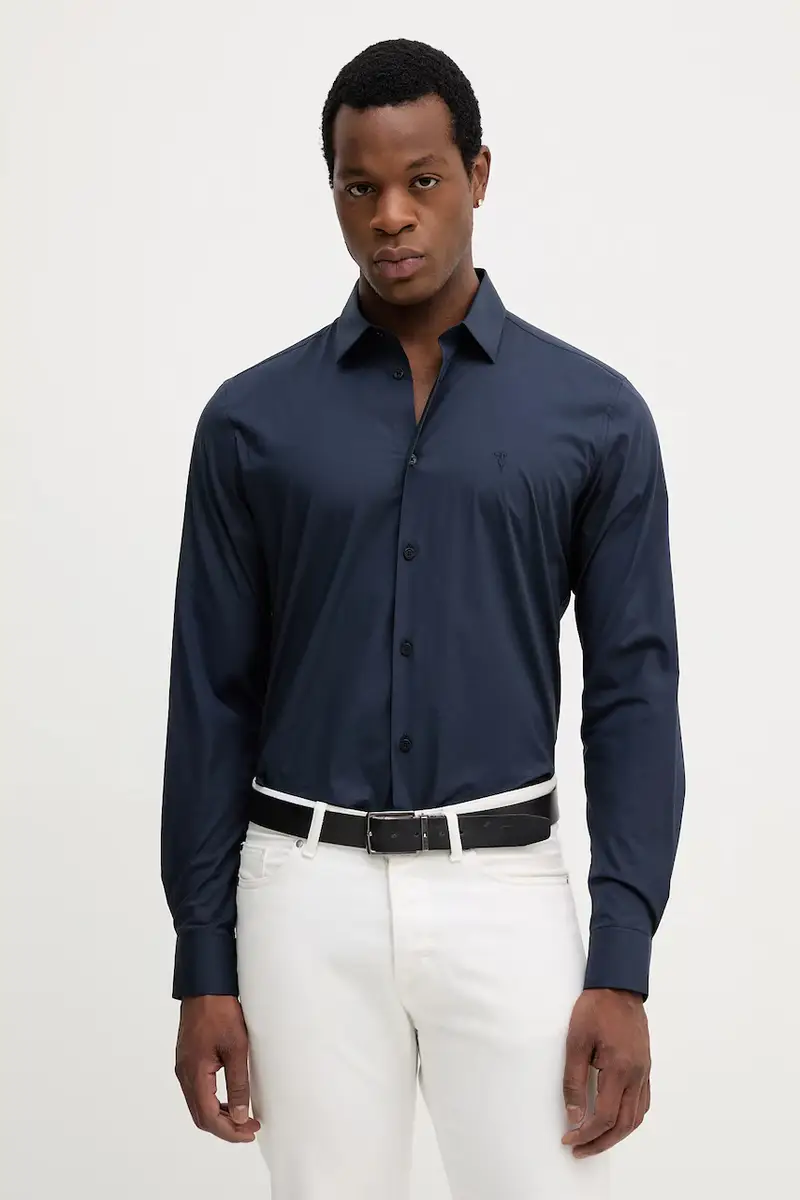 camicia uomo colore blu navy 5004N000006N