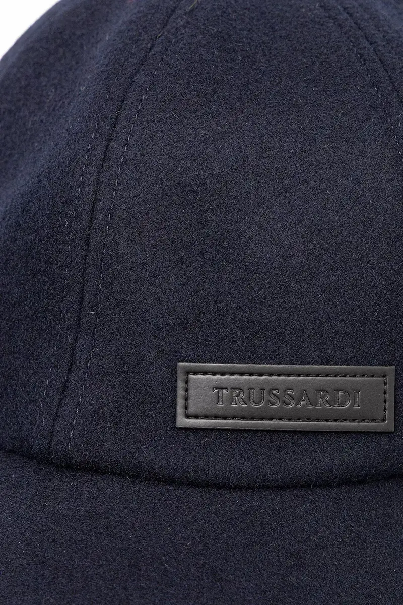 cappello da baseball con lana colore blu navy E001C000007N miniatura 2