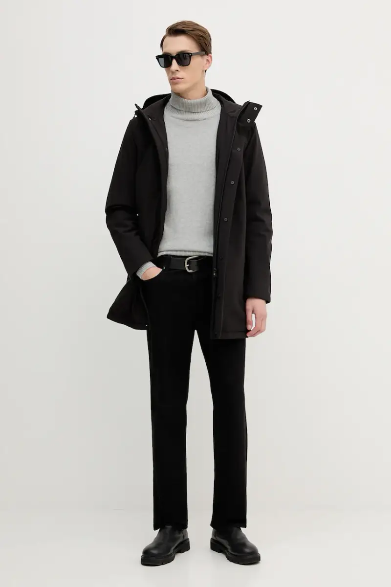 cappotto colore nero 8024M000007N miniatura 2