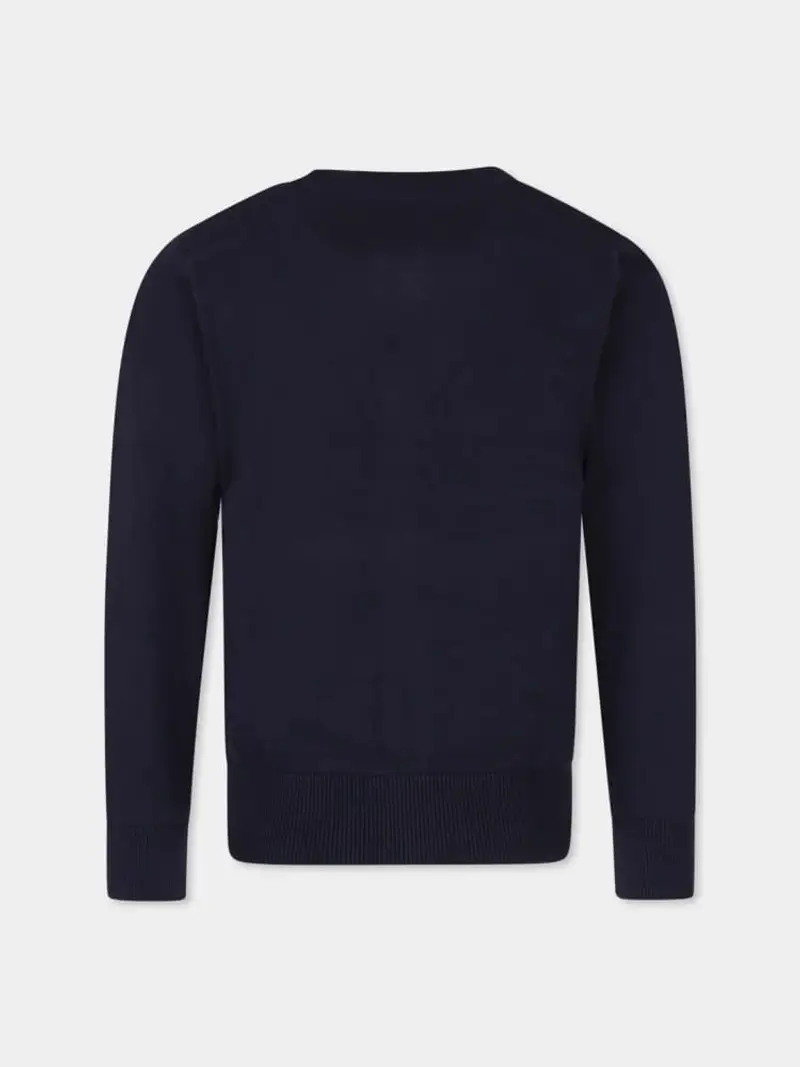 Trussardi Cardigan Bambino Blu 2089483 miniatura 2