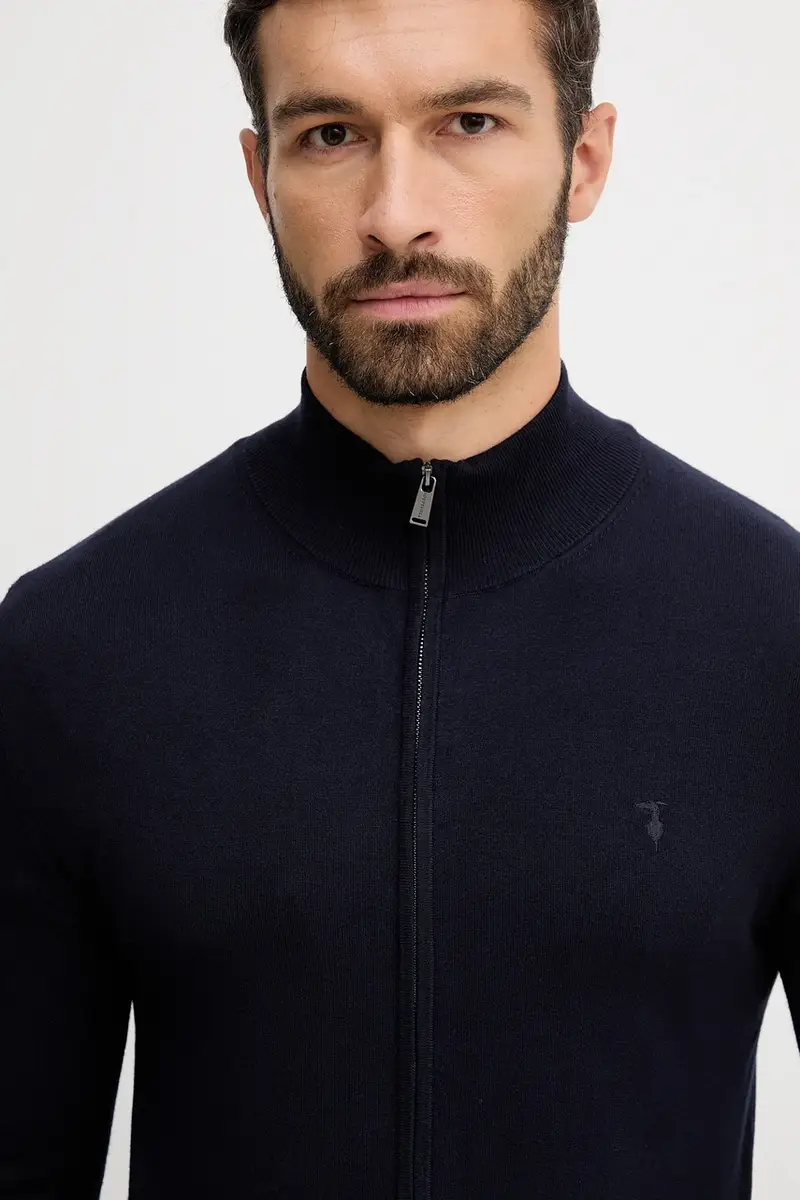 Trussardi Cardigan Uomo Blu 3918745 miniatura 4