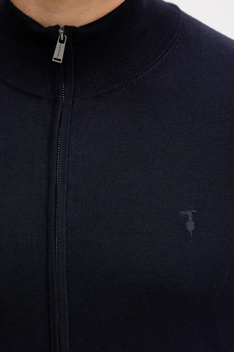 Trussardi Cardigan Uomo Blu 3918745 miniatura 5