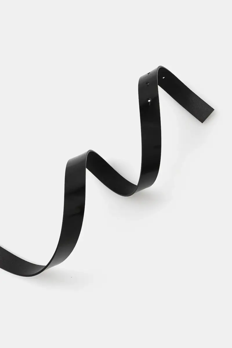 cintura in pelle donna colore nero B351B000003N miniatura 2