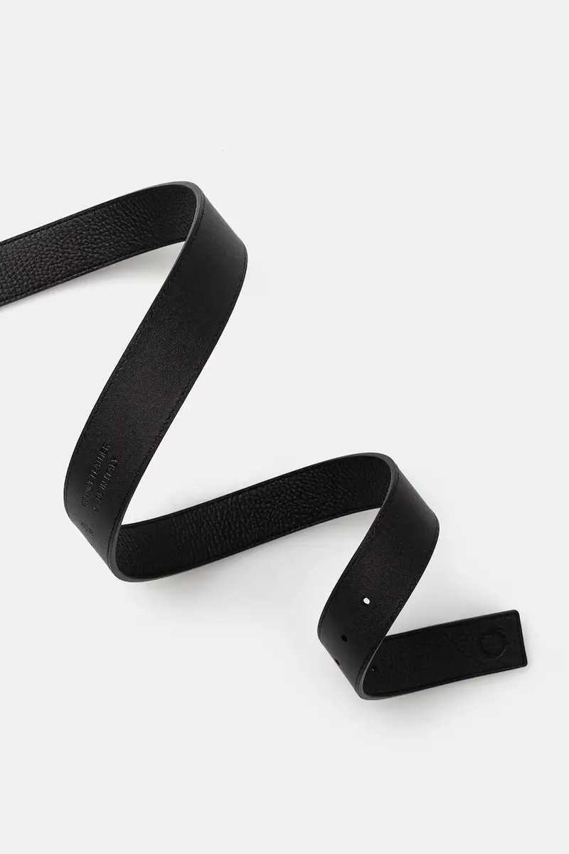 cintura in pelle uomo colore nero B349B000012N miniatura 2