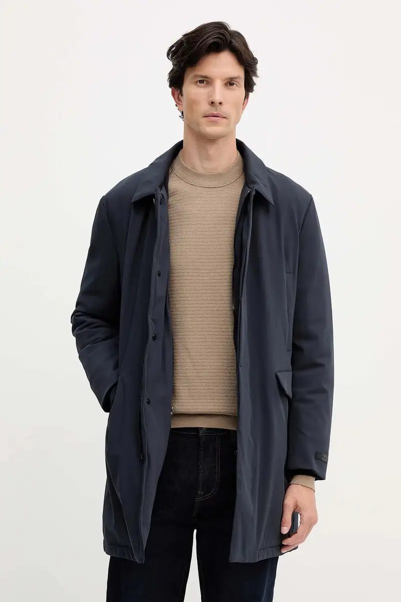 giacca colore blu navy F013M000018N miniatura 4