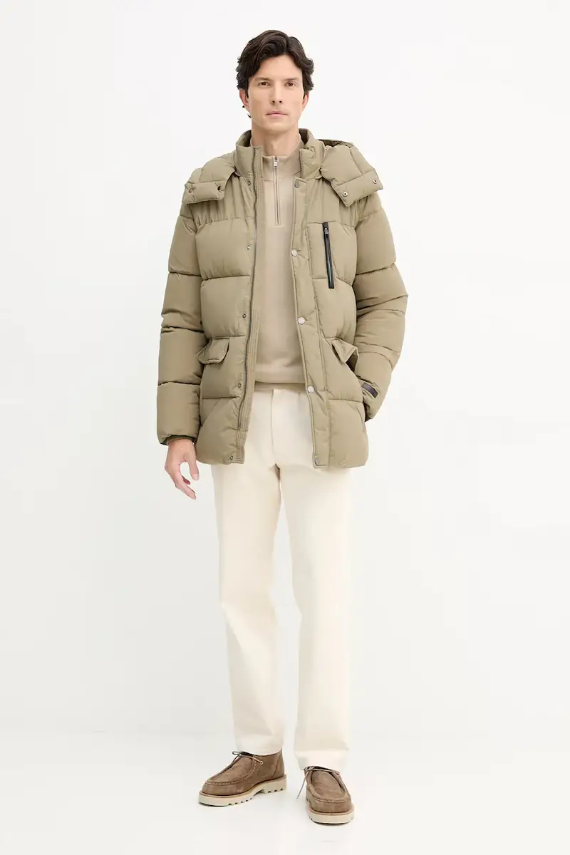 giacca F008M000013N Verde miniatura 2