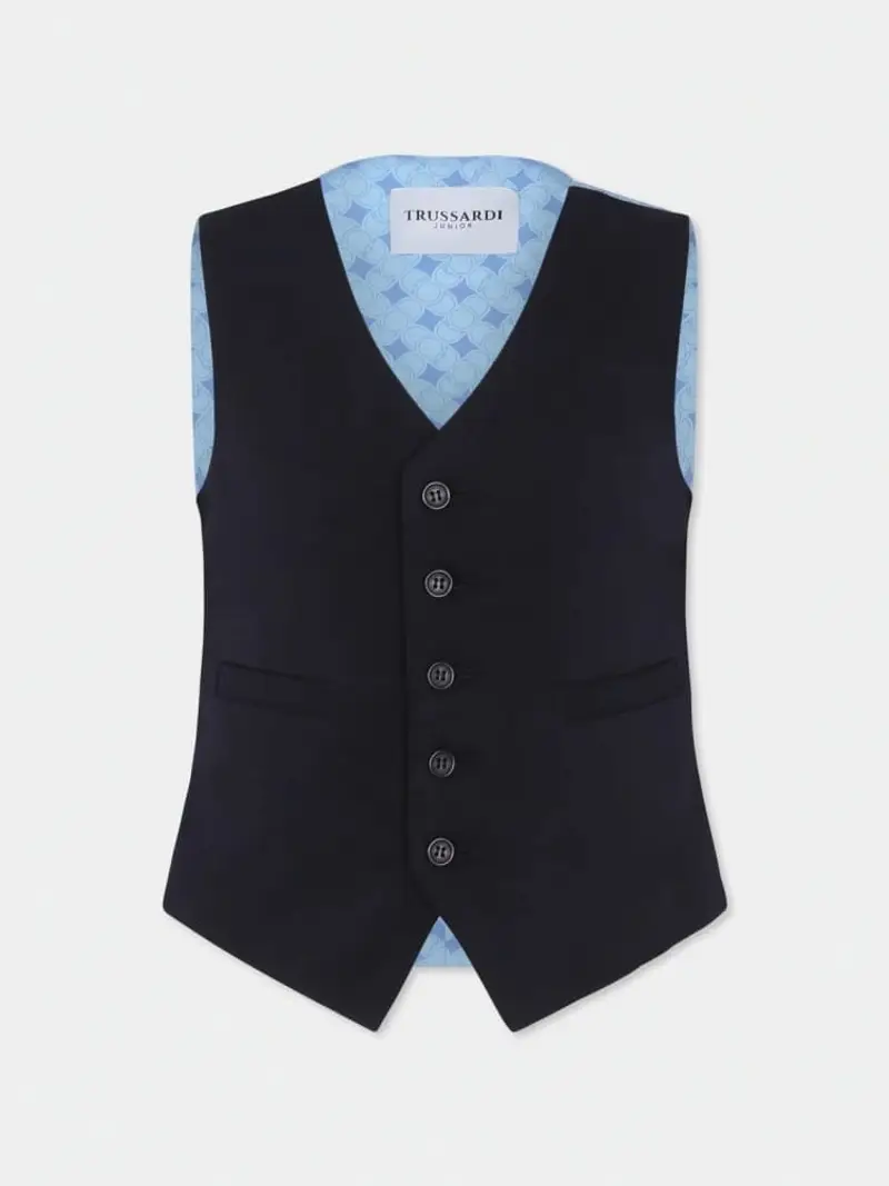 Trussardi Gilet Bambino Blu 2087705