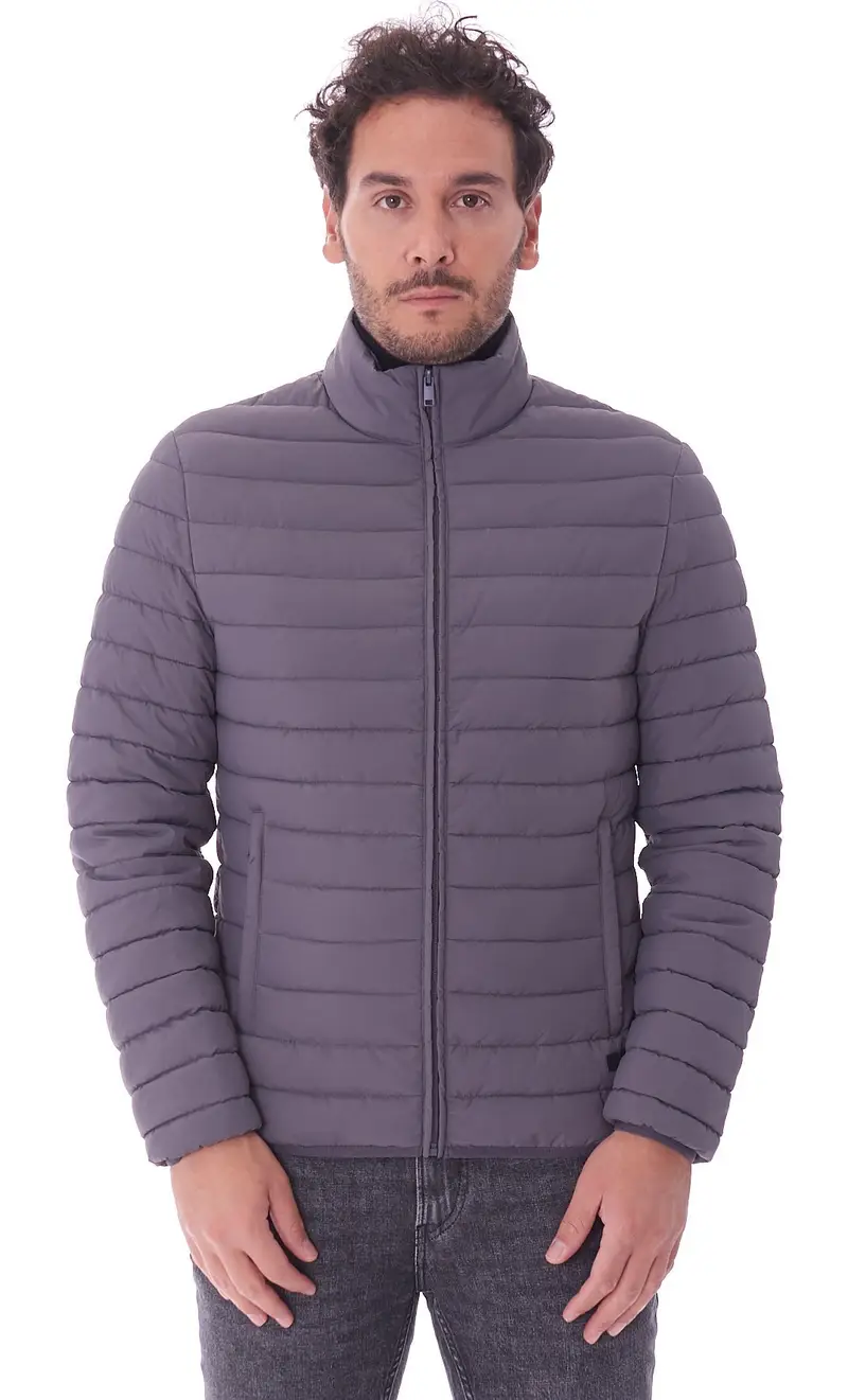 Giubbotto corto trussardi, colore grigio