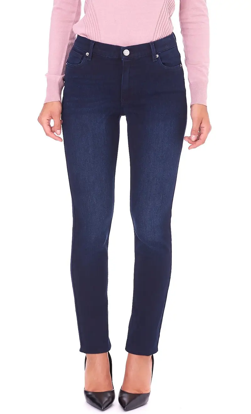 Jeans trussardi 105 skinny blu scuro lavato, colore blu
