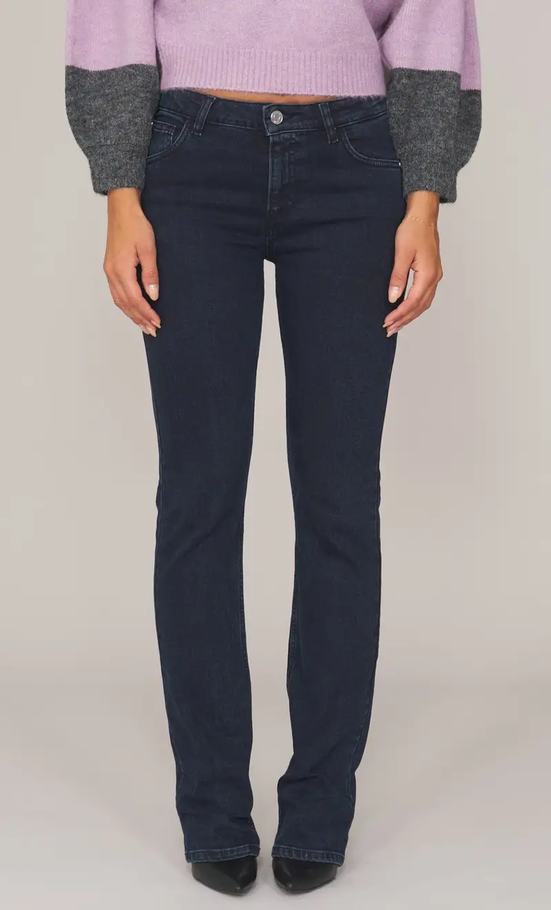 Jeans trussardi 130 classic blu scuro lavato, colore blu