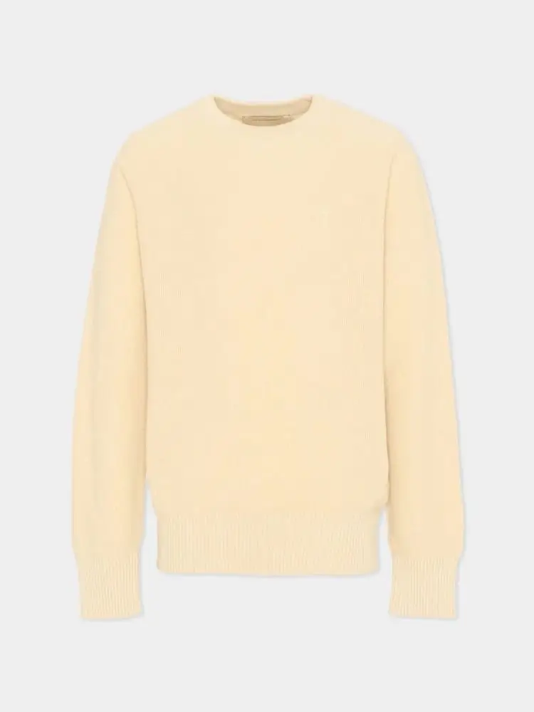 maglia beige bbambino mini logo