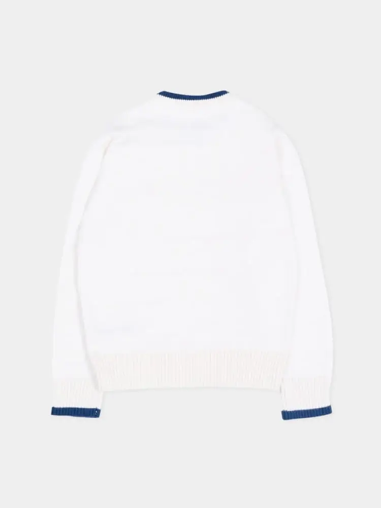 maglia bianca bambino mini logo miniatura 2