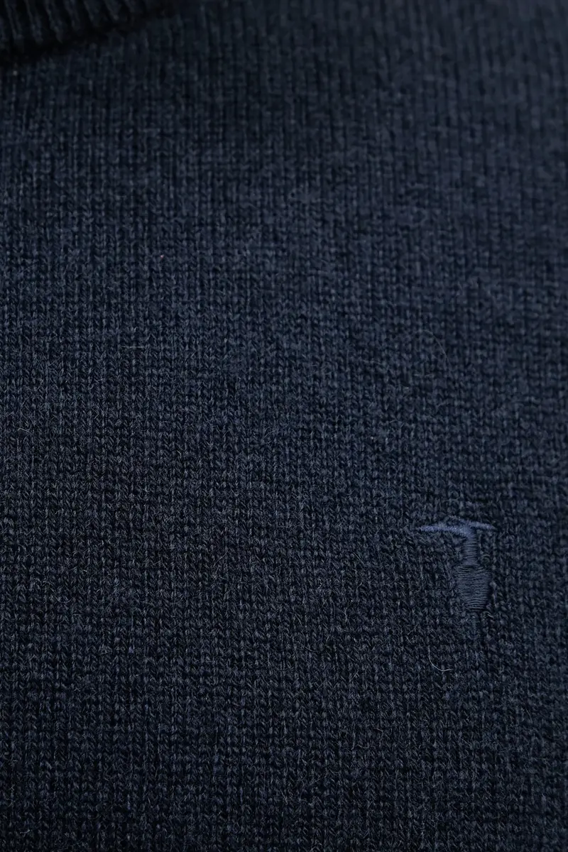 maglione in cachemirie uomo colore beige M0208000022N Blu navy miniatura 5