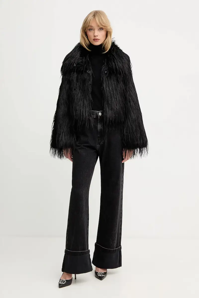 maglione in lana donna colore nero M0106001164N miniatura 2