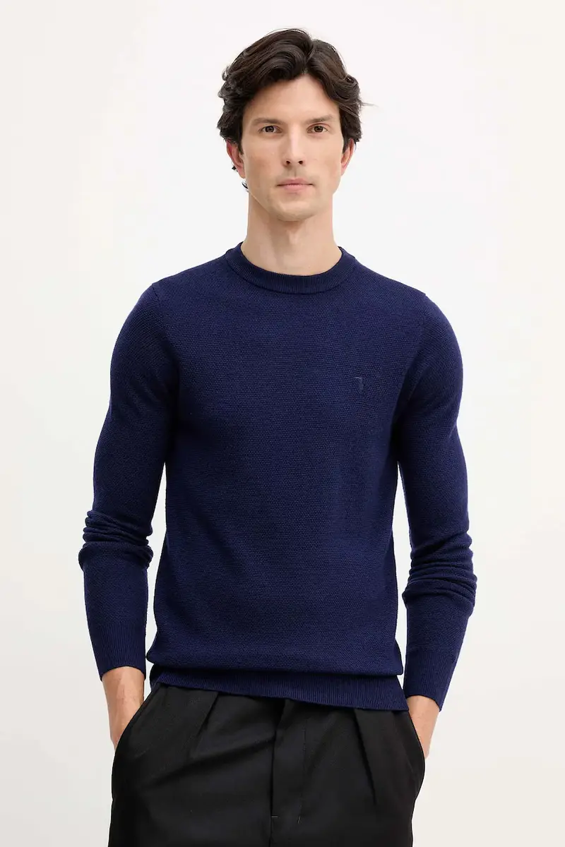 maglione in lana uomo colore blu navy M0038000005N