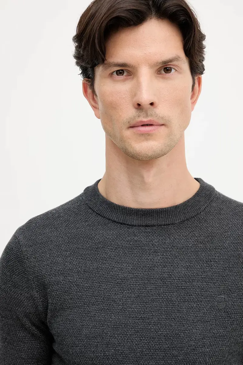 maglione in lana uomo colore grigio M0038000005N miniatura 4
