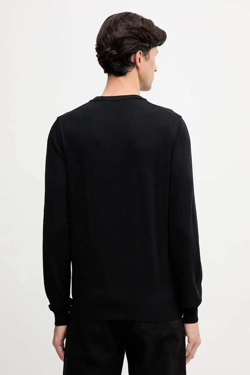 maglione in lana uomo colore nero M0058000007N miniatura 3