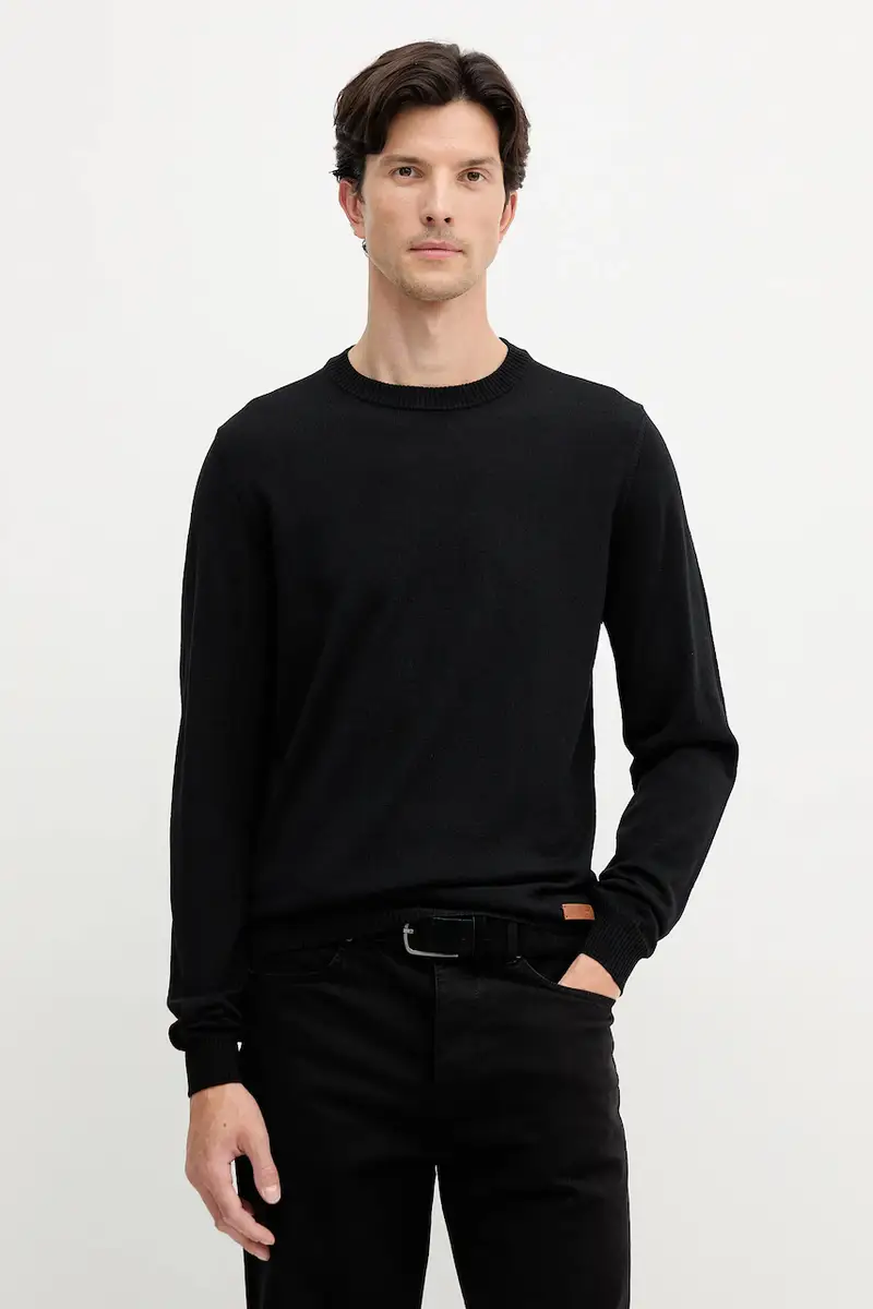 maglione in lana uomo colore nero M0058000007N