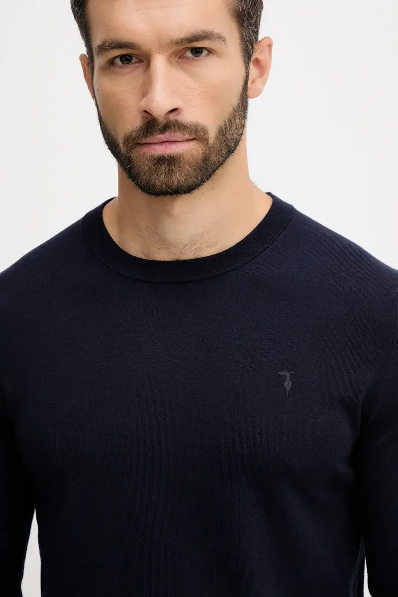 maglione uomo colore blu navy M0168000018N miniatura 4