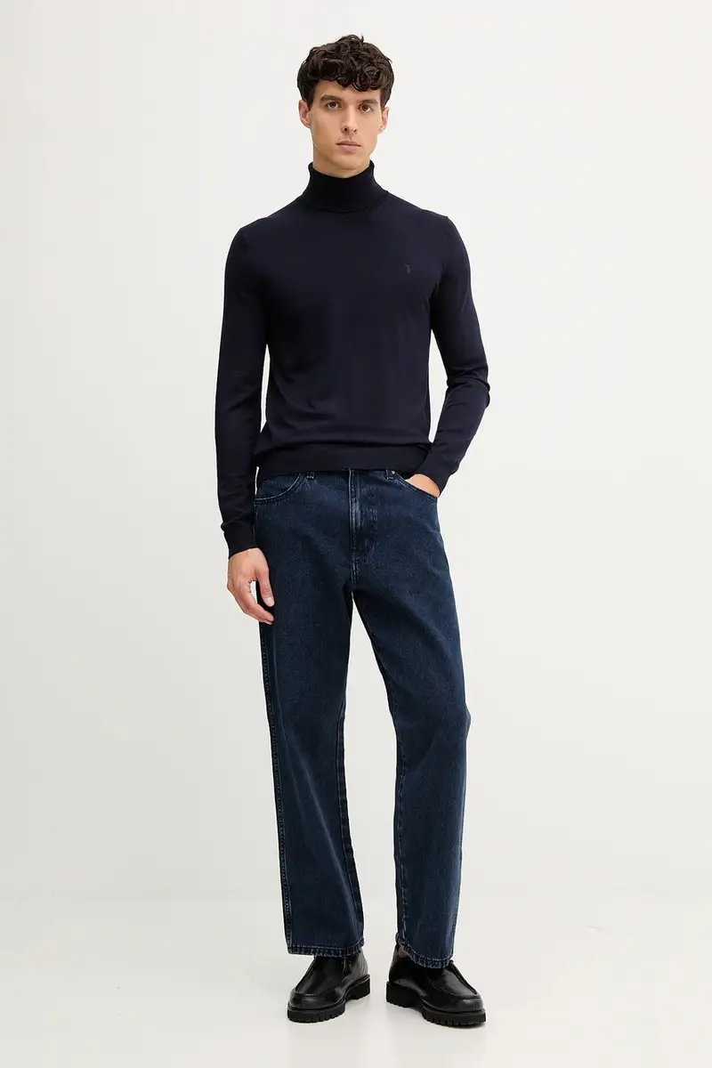 maglione uomo colore blu navy M0178000019N miniatura 2