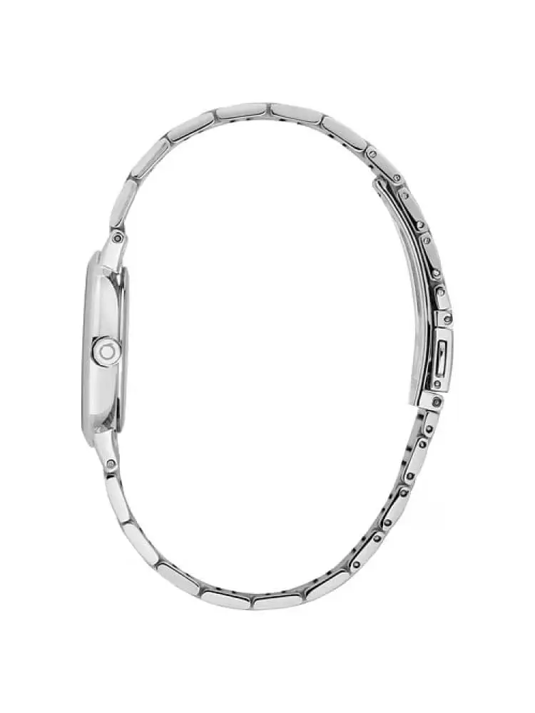 orologio donna t- bridge in acciaio silver ghiera con strass quafrante moro miniatura 2