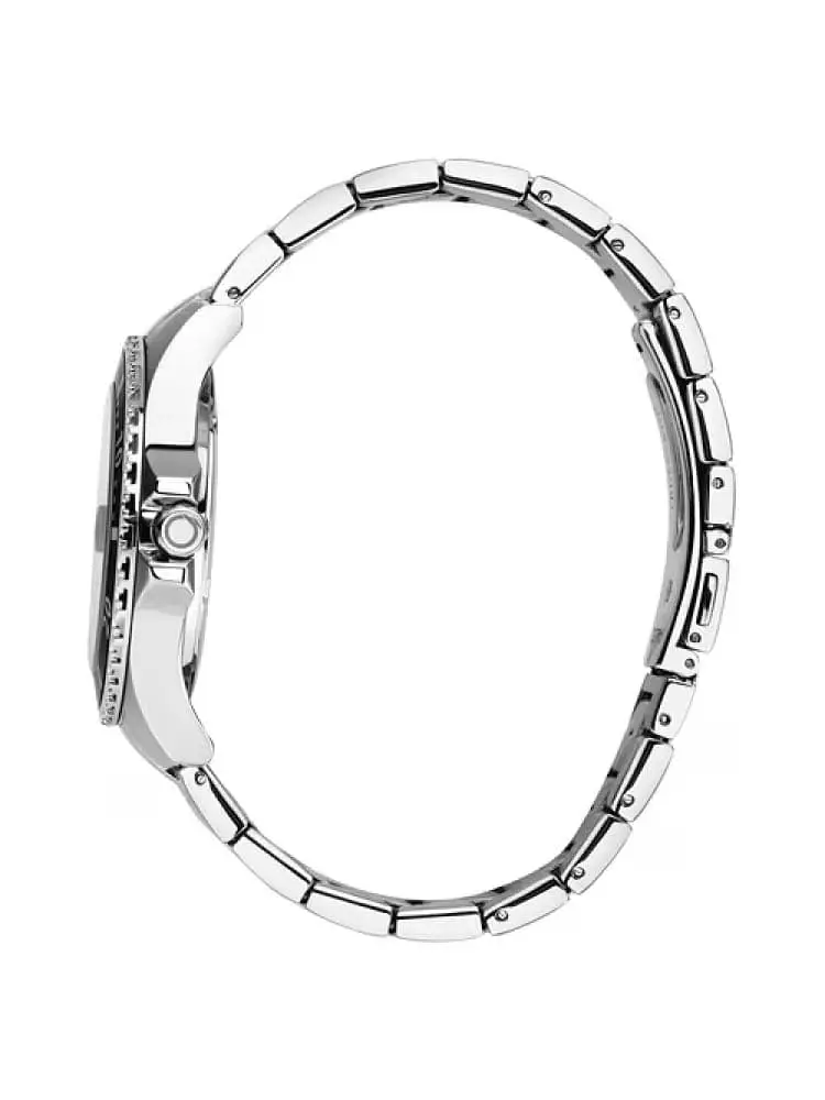 orologio uomo city life in acciao silver con quadrante e ghiera nera miniatura 2