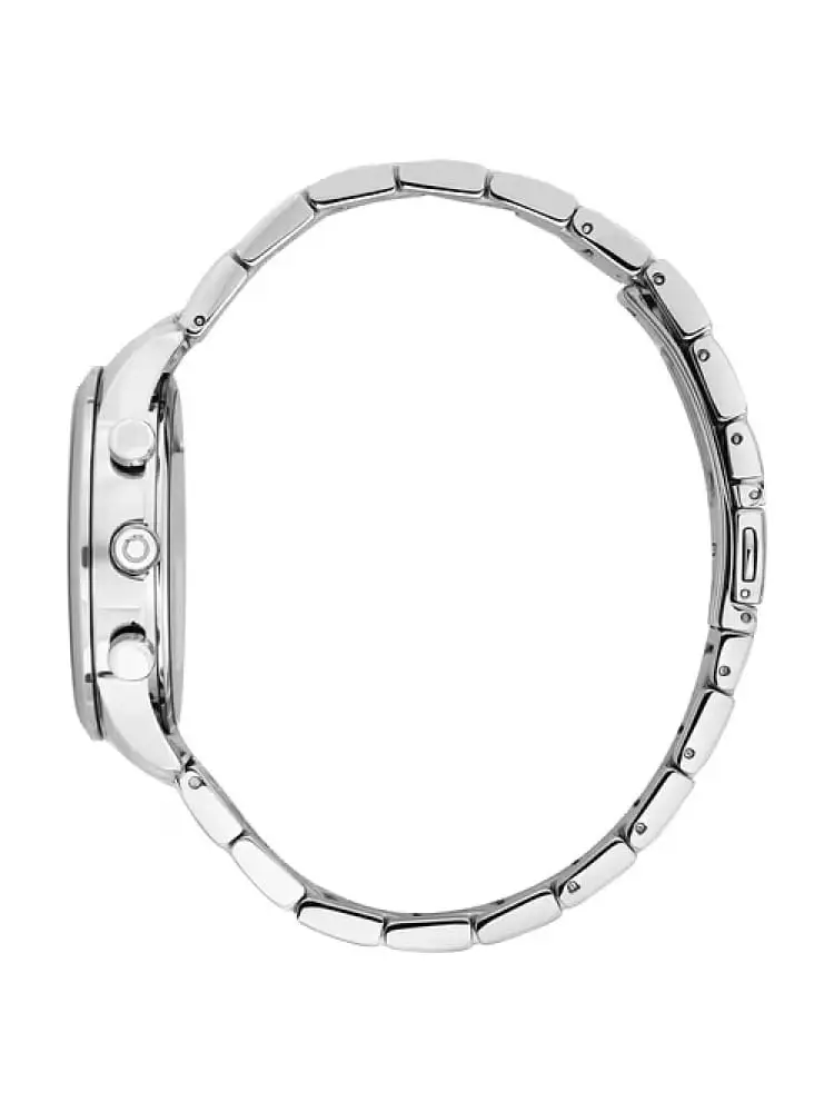 orologio uomo t- bridge acciao e oro quadrante nero lancetta rossa miniatura 2