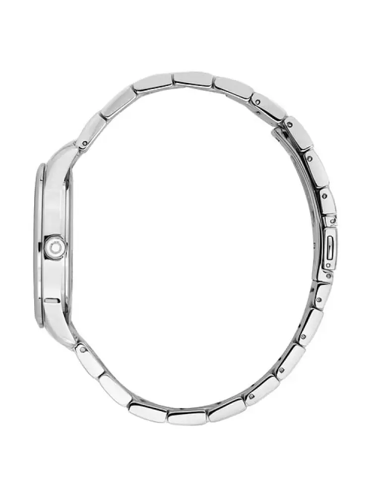 orologio uomo t- bridge acciao quadrante nero lancetta azzurra miniatura 2