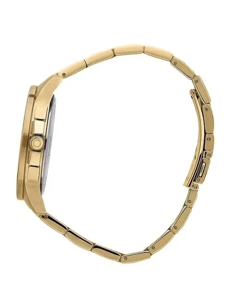 orologio uomo t-hawk in acciaio dorato quadrante multifunzione verde miniatura 2