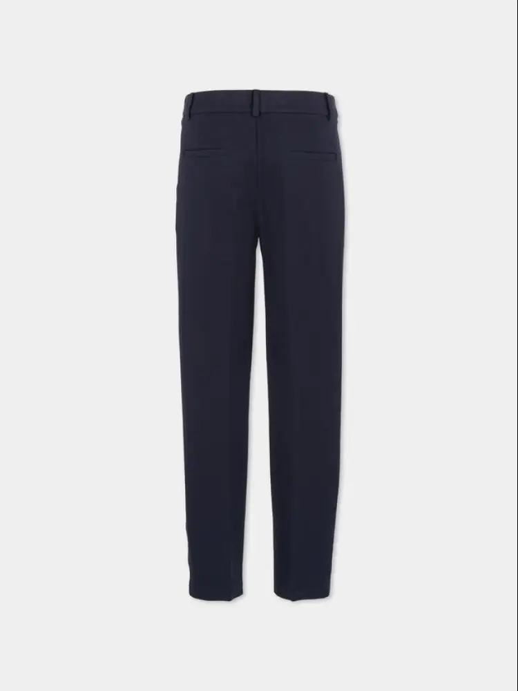 pantalone blu navy bambino classico mini logo sul retro miniatura 2