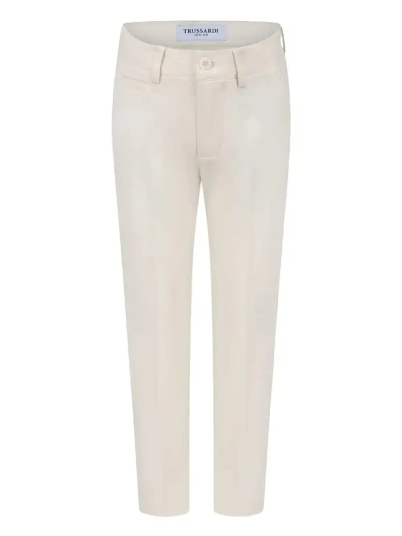 Trussardi pantalone crema bambino in chino