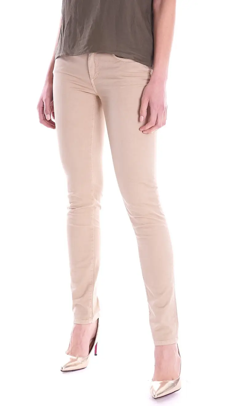 Pantalone trussardi 260 regular, colore beige