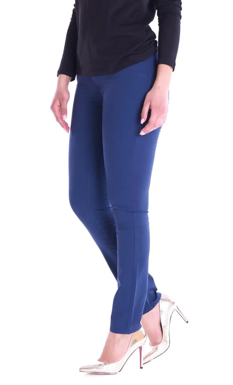 Pantalone trussardi jeans 105 skinny stretch blu, colore blu