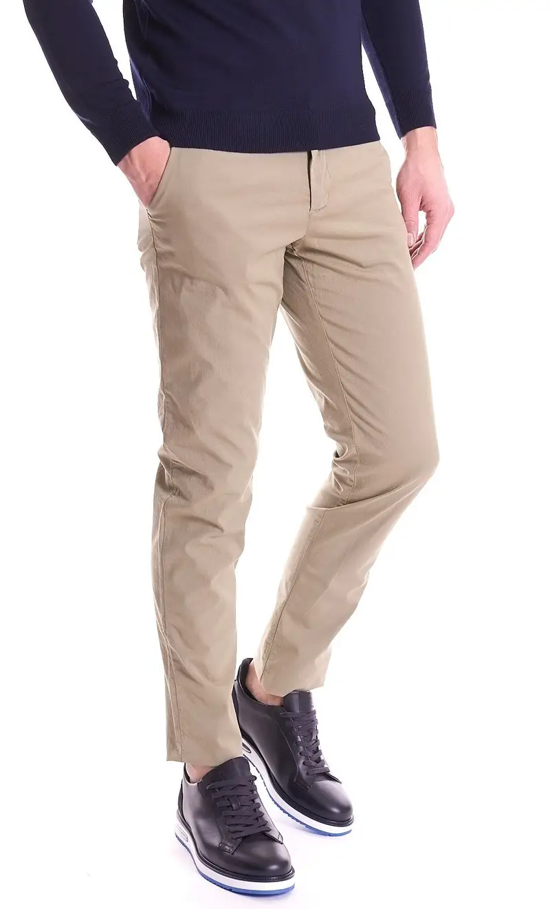 Pantalone trussardi jeans tasche america aviator fit, colore verde